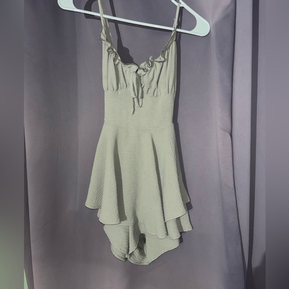 Windsor Sage Green Textured Dress - Picture 3 of 4